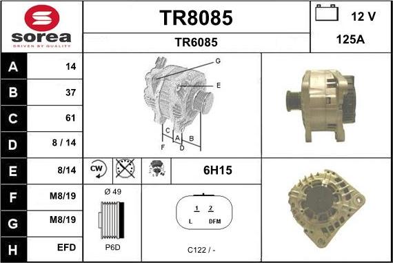 SNRA TR8085 - Alternatore autozon.pro