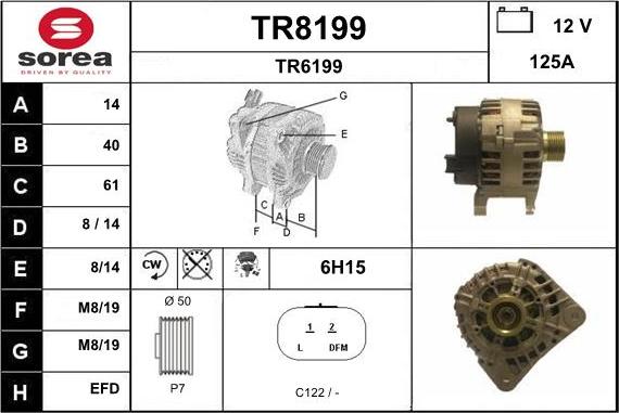 SNRA TR8199 - Alternatore autozon.pro