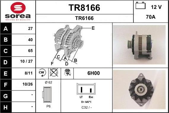 SNRA TR8166 - Alternatore autozon.pro