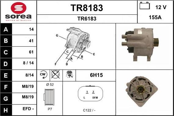 SNRA TR8183 - Alternatore autozon.pro