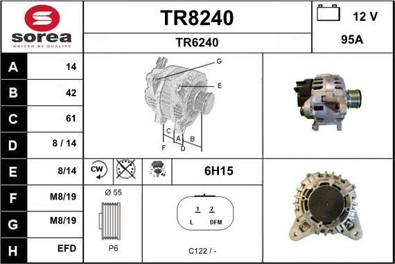 SNRA TR8240 - Alternatore autozon.pro