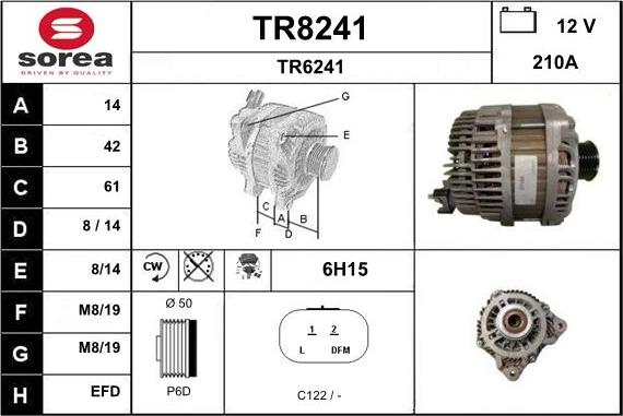 SNRA TR8241 - Alternatore autozon.pro