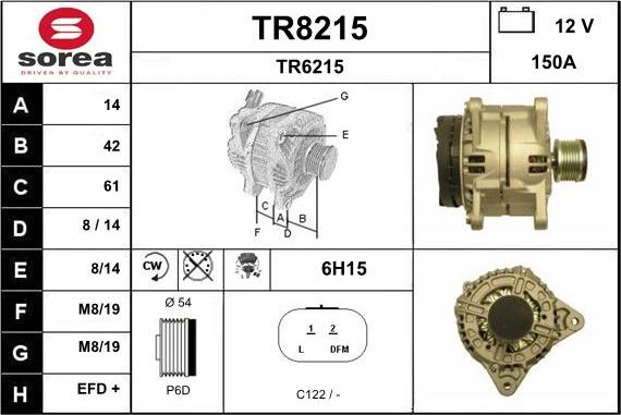 SNRA TR8215 - Alternatore autozon.pro