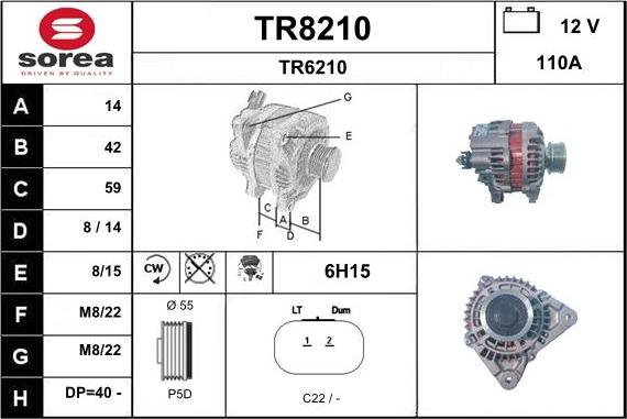 SNRA TR8210 - Alternatore autozon.pro