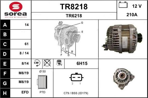 SNRA TR8218 - Alternatore autozon.pro