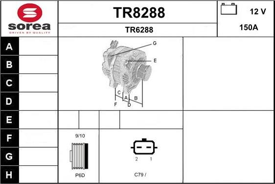 SNRA TR8288 - Alternatore autozon.pro