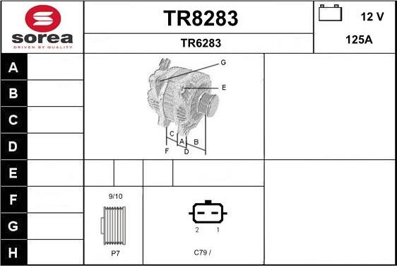 SNRA TR8283 - Alternatore autozon.pro