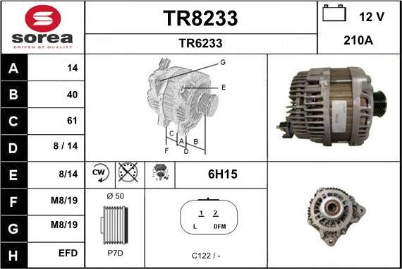 SNRA TR8233 - Alternatore autozon.pro