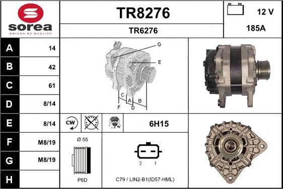 SNRA TR8276 - Alternatore autozon.pro