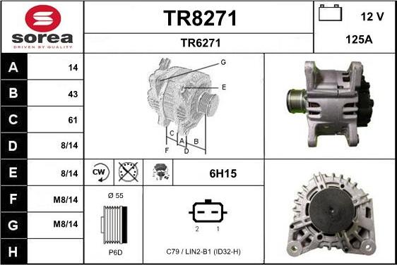 SNRA TR8271 - Alternatore autozon.pro