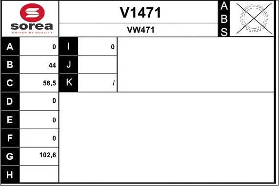 SNRA V1471 - Albero motore / Semiasse autozon.pro