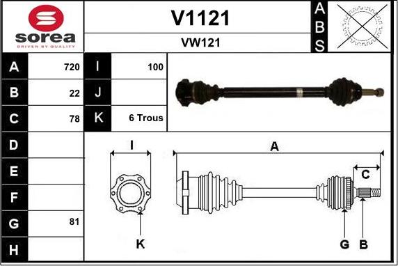 SNRA V1121 - Albero motore / Semiasse autozon.pro