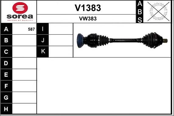 SNRA V1383 - Albero motore / Semiasse autozon.pro