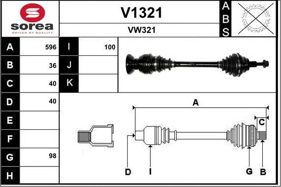 SNRA V1321 - Albero motore / Semiasse autozon.pro