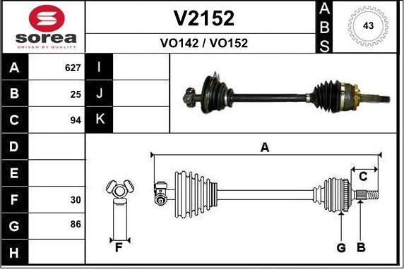 SNRA V2152 - Albero motore / Semiasse autozon.pro