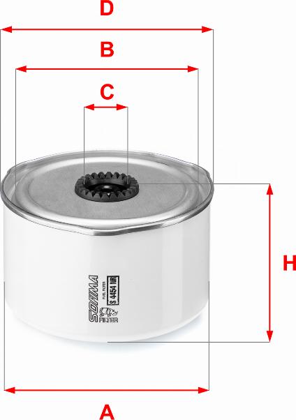 Sofima S 4454 NR - Filtro carburante autozon.pro