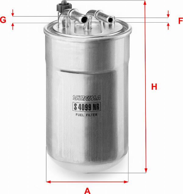 Sofima S 4099 NR - Filtro carburante autozon.pro