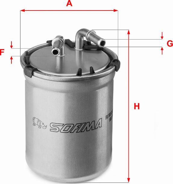 Sofima S 4016 NR - Filtro carburante autozon.pro