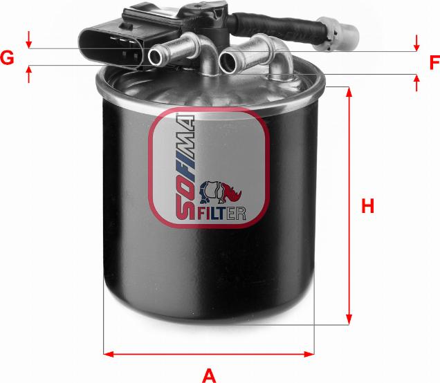 Sofima S 4151 NR - Filtro carburante autozon.pro