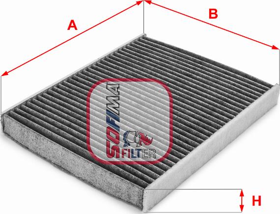 Sofima S 4170 CA - Filtro, Aria abitacolo autozon.pro