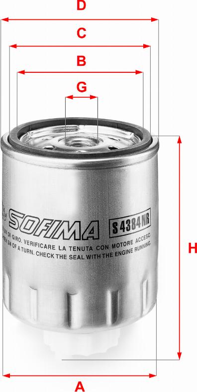 Sofima S 4329 NR - Filtro carburante autozon.pro