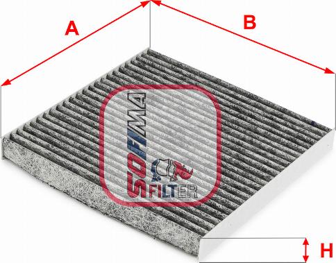 Sofima S 4286 CA - Filtro, Aria abitacolo autozon.pro