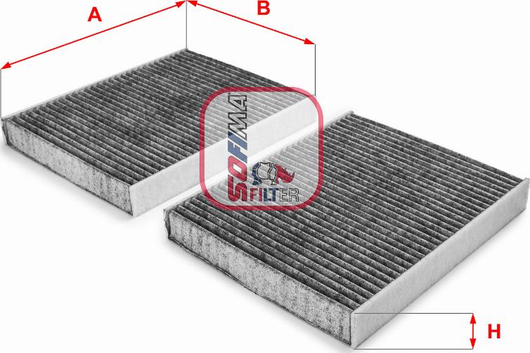 Sofima S 4231 CA - Filtro, Aria abitacolo autozon.pro