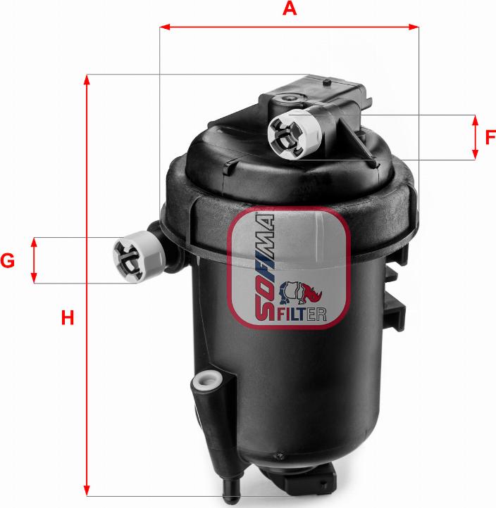 Sofima S 5144 GC - Filtro carburante autozon.pro