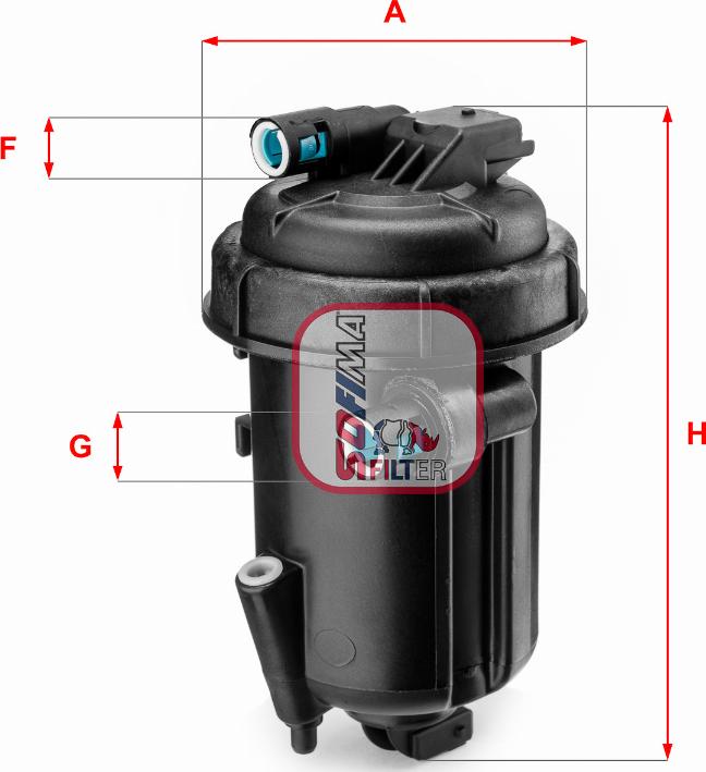 Sofima S 5163 GC - Filtro carburante autozon.pro