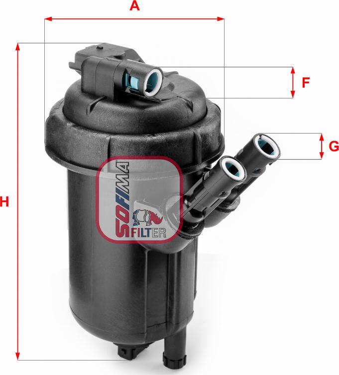 Sofima S 5114 GC - Filtro carburante autozon.pro