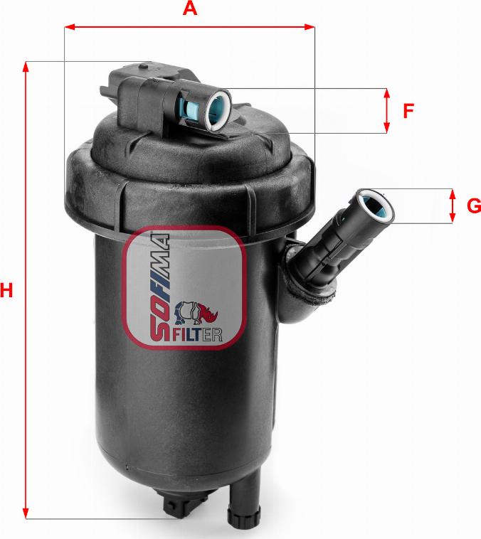 Sofima S 5120 GC - Filtro carburante autozon.pro