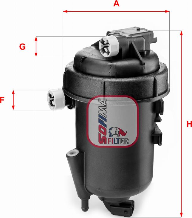 Sofima S 5179 GC - Filtro carburante autozon.pro