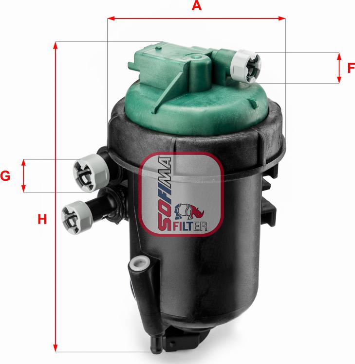 Sofima S 5173 GC - Filtro carburante autozon.pro