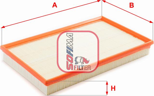 Sofima S 0340 A - Filtro aria autozon.pro