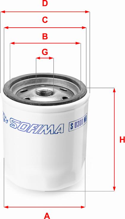 Sofima S 0300 NR - Filtro carburante autozon.pro