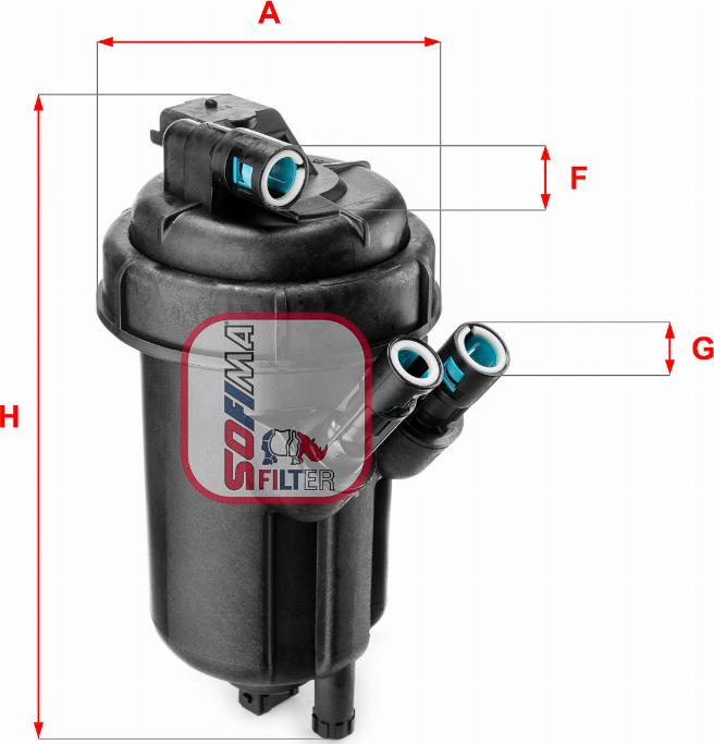 Sofima S 1141 GC - Filtro carburante autozon.pro