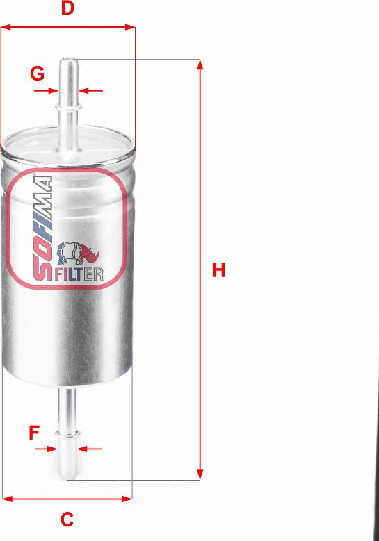 Sofima S 1842 B - Filtro carburante autozon.pro