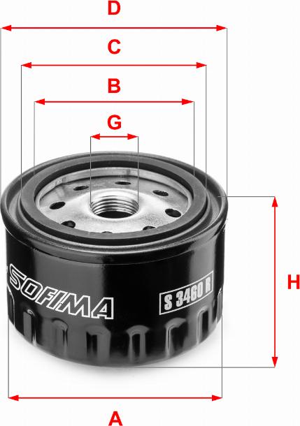 Sofima S 3460 R - Filtro olio autozon.pro