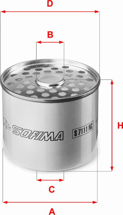 Sofima S 7111 NC - Filtro carburante autozon.pro