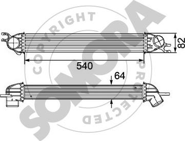 Somora 040145 - Intercooler autozon.pro