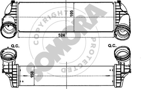 Somora 043245 - Intercooler autozon.pro