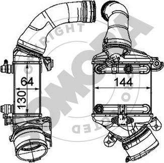 Somora 042445A - Intercooler autozon.pro