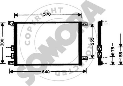 Somora 011260A - Condensatore, Climatizzatore autozon.pro