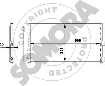 Somora 088060C - Condensatore, Climatizzatore autozon.pro