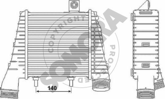 Somora 024245R - Intercooler autozon.pro