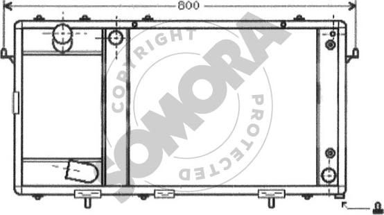 Somora 153140A - Radiatore, Raffreddamento motore autozon.pro