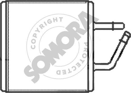 Somora 162450 - Scambiatore calore, Riscaldamento abitacolo autozon.pro