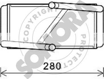 Somora 179950 - Scambiatore calore, Riscaldamento abitacolo autozon.pro