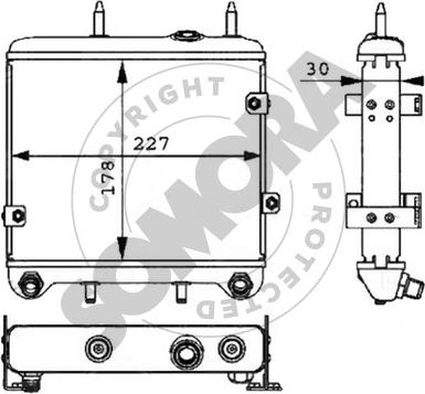 Somora 174166 - Radiatore olio, Cambio automatico autozon.pro