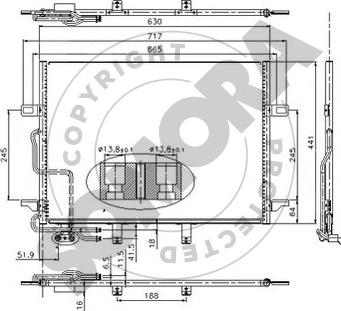 Somora 170860 - Condensatore, Climatizzatore autozon.pro